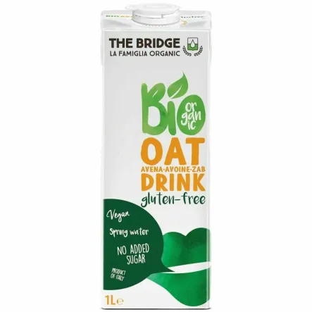 Napój Owsiany Bez Dodatku Cukrów Bez Glutenu Bio 1 l - The Bridge (dara: 03.02.2026)