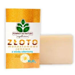 Naturalne Mydło ze Złotem i Wodą Utlenioną 100 g - Mydlarnia Powrót do Natury