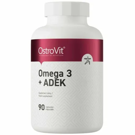 Omega 3+ ADEK 90 Kapsułek - OstroVit