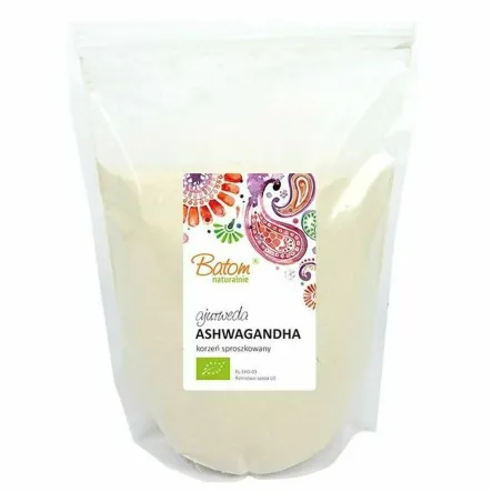 Ashwagandha Proszek Bio 1 kg - BATOM