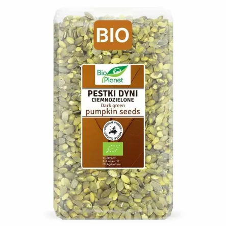Polskie Pestki Dyni Ciemnozielone Bio 1 kg - Bio Planet