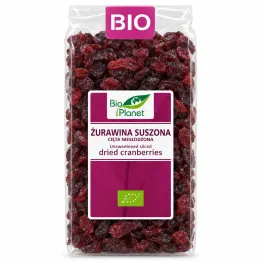 Żurawina Suszona Cięta Niesłodzona Bio 400 g - Bio Planet