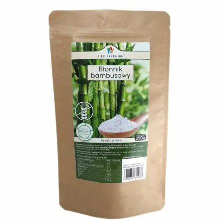 Błonnik Bambusowy 250 g - Pięć Przemian