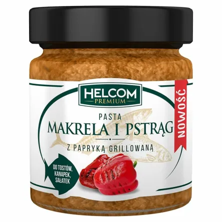 Pasta Makrela Pstrąg Grillowana Papryka 180 g Helcom