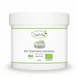 Grzyb Soplówka Jeżowata Mielona BIO 100 g - Natvita