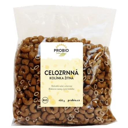 Makaron Razowy Żytni Kolanka Bio 400 g - Probio 