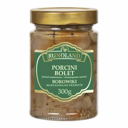 Borowik Marynowany PREMIUM 300 g (180 g) - Runoland 