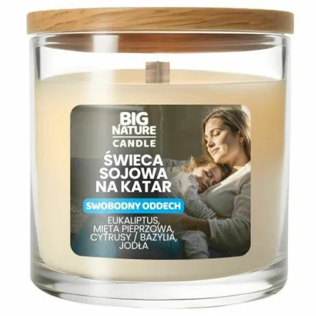 Świeca Sojowa na Katar Swobodny Oddech 225 g - Big Nature