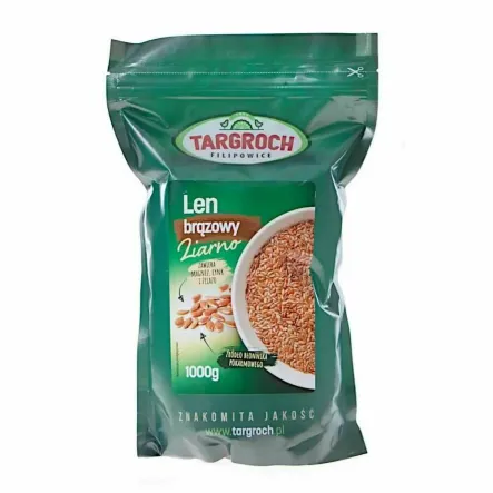Len Brązowy Ziarno 1 kg - Targroch