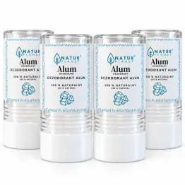 4 x Dezodorant Ałun Naturalny Bezzapachowy w Kamieniu 120 g - Natur Planet