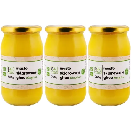 3 x Masło Sklarowane Ghee 750 g - Palce Lizać