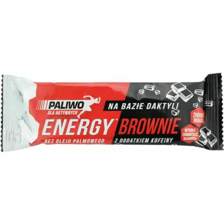 Baton Energy Brownie+Kofeina 50 g - Paliwo Dla Aktywnych (data: 08.09.2026)