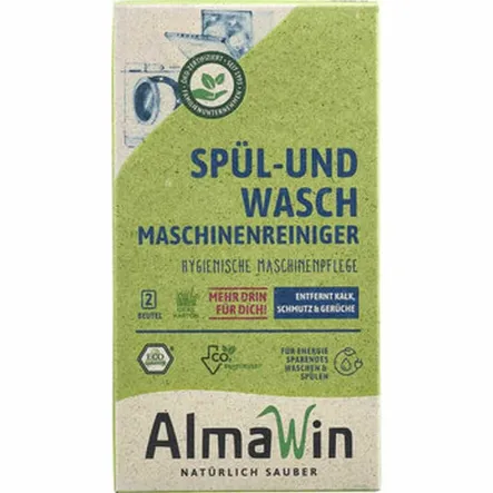 Proszek do Czyszczenia Pralek i Zmywarek Eco 200 g (2x 100 g) - Almawin
