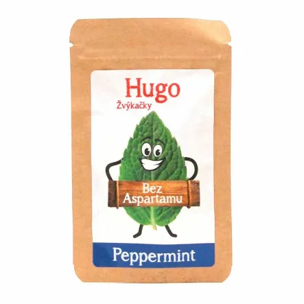 Guma do Żucia Mięta Pieprzowa z Ksylitolem 9 g-  Hugo