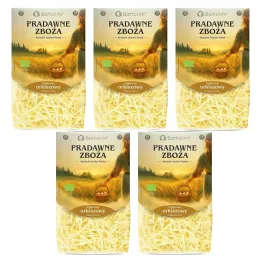 5 x Makaron Orkiszowy 3-Jajeczny Kluska EKO 250 g - Bartolini Pradawne Zboża