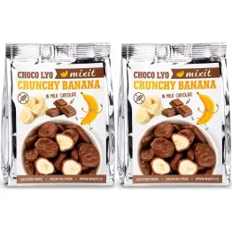 2 x Chrupiące Banany w Czekoladzie Mlecznej do Kieszeni 70 g - Mixit