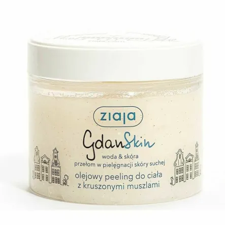 Peeling Olejowy do Ciała z Kruszonymi Muszlami GdanSkin 300 ml - Ziaja