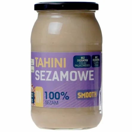 Krem Sezamowy Tahini 900 g - Novitum - Pasta Sezamowa 100% Tahina
