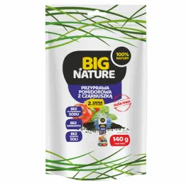 Zapas Przyprawa Pomidorowa z Czarnuszką 140g  - Big Nature - Przecena Krótka Data Minimalnej Trwałości