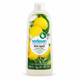 Płyn do Zmywania Naczyń o Zapachu Cytryna-Limonka 1 l - Sodasan