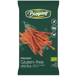 Paluszki z Wędzoną Przyprawą Bezglutenowe Bio 45 g - Biopont