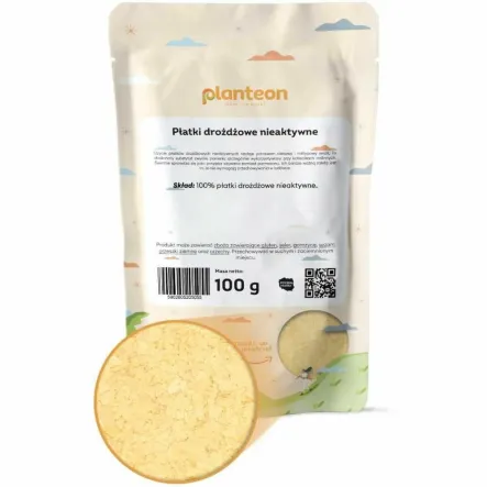 Płatki Drożdżowe Nieaktywne 100 g - Planteon