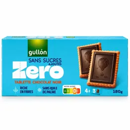 Ciastka z Gorzką Czekoladą Bez Dodatku Cukru Zero 150 g – Gullon