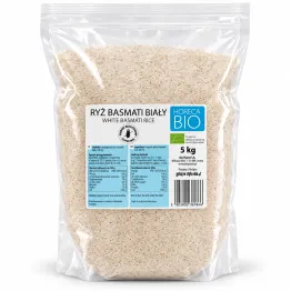 Ryż Basmati Biały Bezglutenowy Bio 5 kg - Horeca