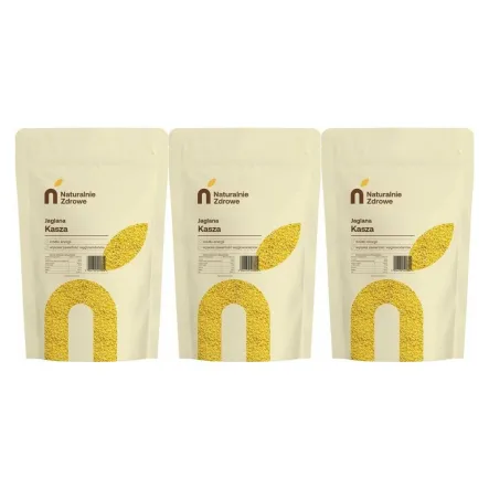 3 x Kasza Jaglana Polska 1 kg - Naturalnie Zdrowe
