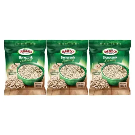 Zestaw 3 x Słonecznik Łuskany 1 kg - Targroch