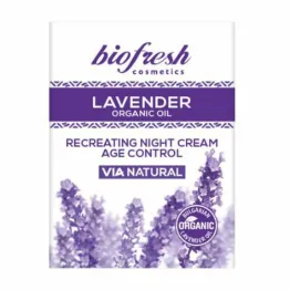 Krem Przeciwzmarszczkowy Nawilżający na Noc ORGANICZNA LAWENDA 50 ml - Bio Fresh