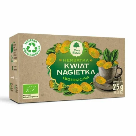 Nagietek Kwiat EKO 25 g (25 x1 g) - Dary Natury