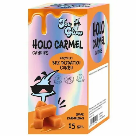 Karmelki Toffi Bez Dodatku Cukru Bezglutenowe 90 g (15 Sztuk) - Joe Glow