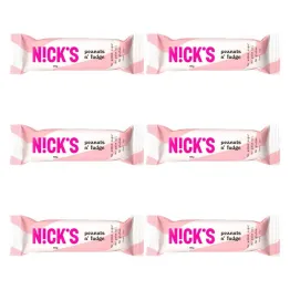 6 x Baton z Orzeszkami Ziemnymi w Czekoladzie Mlecznej 40 g - Nicks