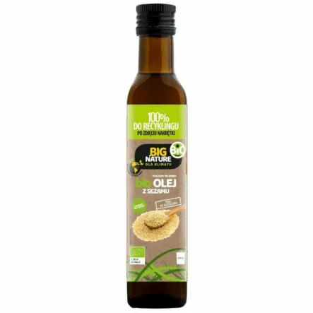 Olej Sezamowy Tłoczony Na Zimno BIO 500 ml - Big Nature