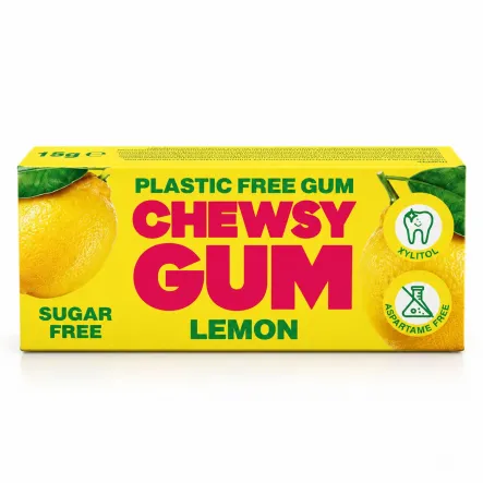 Guma do Żucia Cytryna z Ksylitolem 15 g - Chewsy