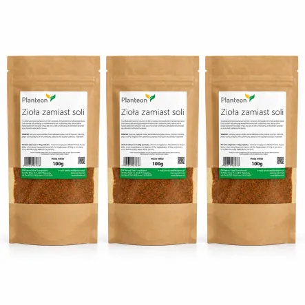 3 x Zioła Zamiast Soli 100 g - Planteon
