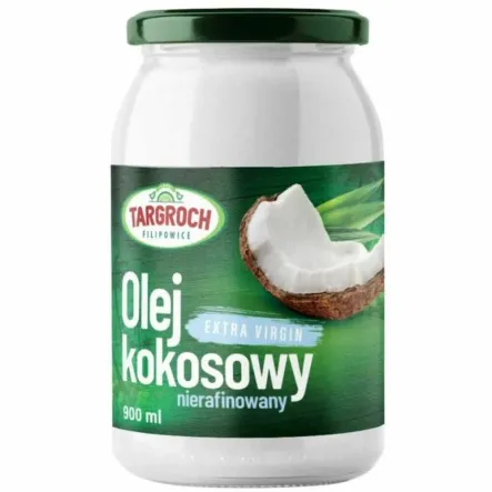 Olej Kokosowy Extra Virgin Nierafinowany 900 ml - Targroch