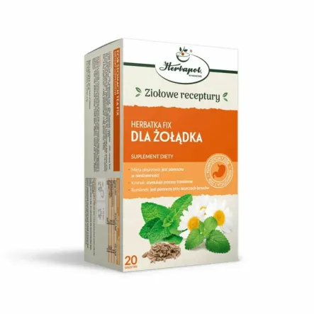 Herbatka Dla Żołądka FIX 40 g (20x 2 g) - Herbapol Kraków