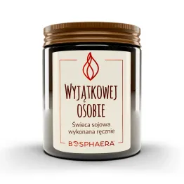Świeca Sojowa Wyjątkowej Osobie 190 g - Bosphaera