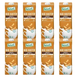 8 x Napój Owsiany Barista Bez Dodatku Cukru Bio 1 L - Natumi