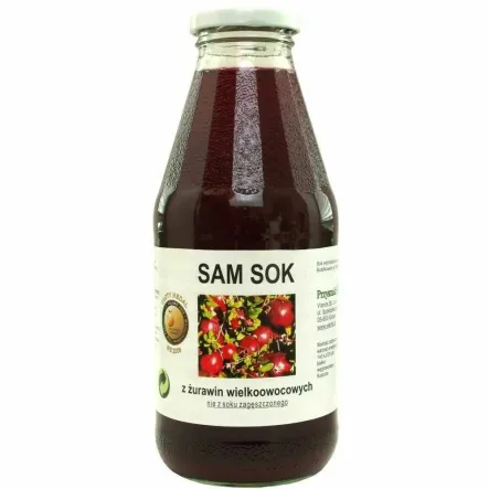 Sok z Żurawiny Wielkoowocowej NFC 500 ml - SAM SOK