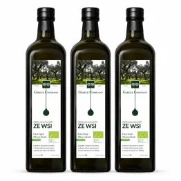 3 x Oliwa z Oliwek Extra Virgin Ze Wsi Niefiltrowana Bio 500 ml - Greece Company