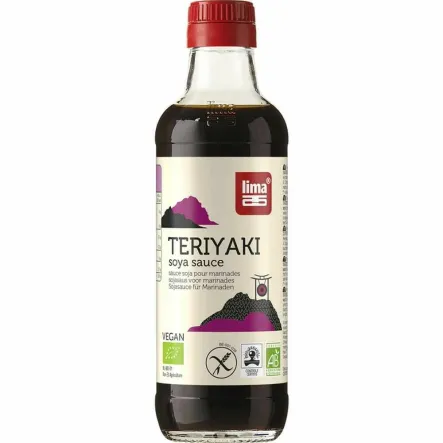Sos Sojowy Słodki Teriyaki Bezglutenowy Bio 250 ml - Lima