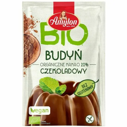 Budyń Czekoladowy Bezglutenowy Bio 40 g - Amylon