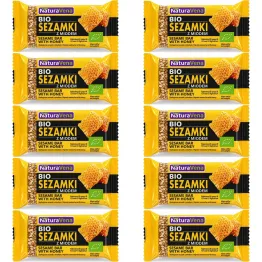 10 x Sezamki z Miodem BIO 27 g - NaturAvena