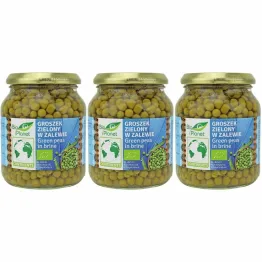 3 x Groszek Zielony w Zalewie Bio 350 g (230 g) - Bio Planet