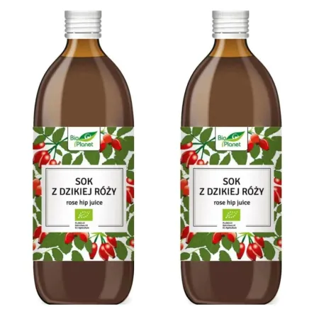 2 x Sok z Dzikiej Róży Bio 500 ml - Bio Planet