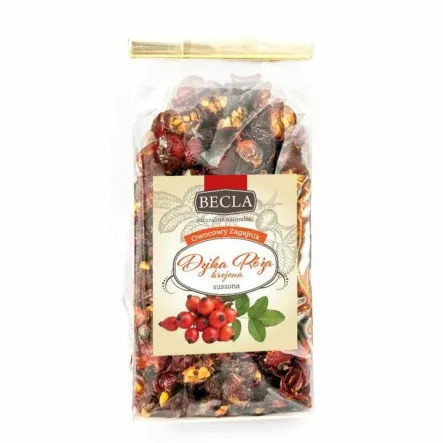 Dzika Róża Suszona Krojona 100 g - Becla