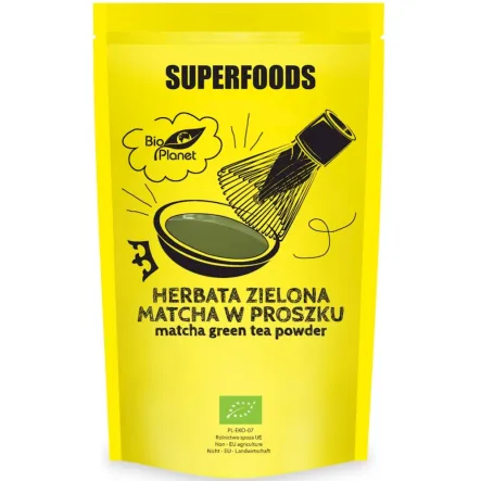 Herbata Zielona Matcha w Proszku Bio 100 g - Bio Planet